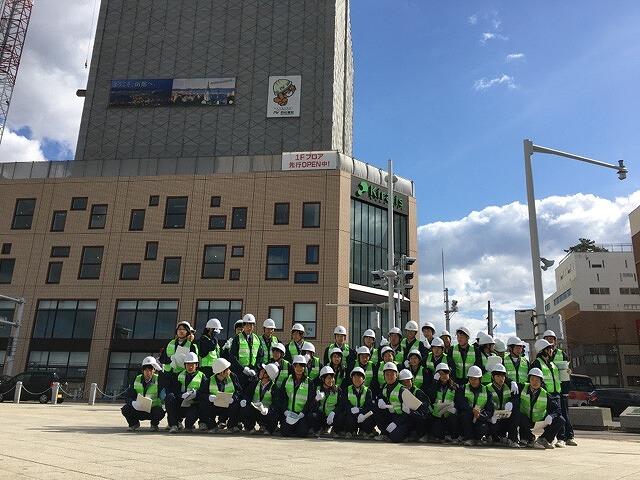キラリス函館の工事現場