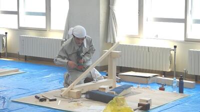 冷静に作業を進める林君